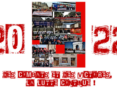 Meilleurs vœux pour 2022 : Des combats et des victoires, la lutte continue !