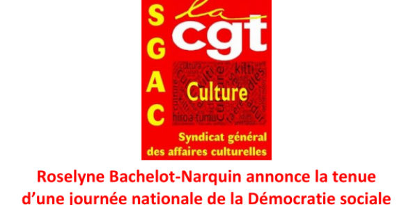 Roselyne Bachelot-Narquin annonce la tenue d’une journée nationale de la Démocratie sociale au ministère de la Culture aujourd’hui