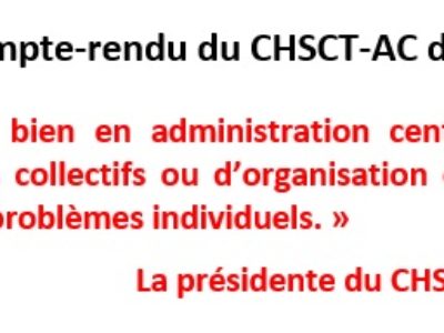 Compte-rendu du CHSCT-AC du 20 avril 202