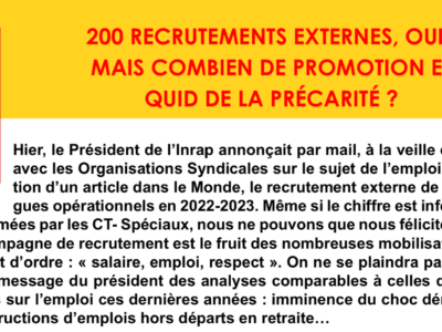 INRAP- Communiqué SGPA-CGT – Recrutement de 200 archéologues