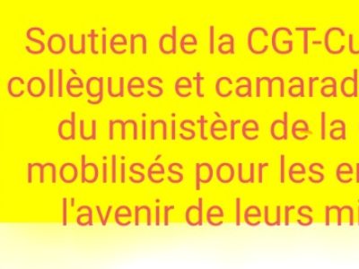 Soutien de la CGT-Culture aux collègues et camarades italiens du ministère de la Culture mobilisés pour les emplois et l’avenir de leurs missions