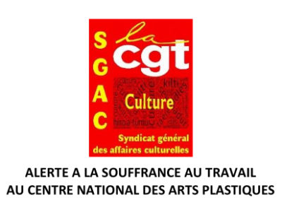 Alerte à la souffrance au travail au Centre national des arts plastiques 