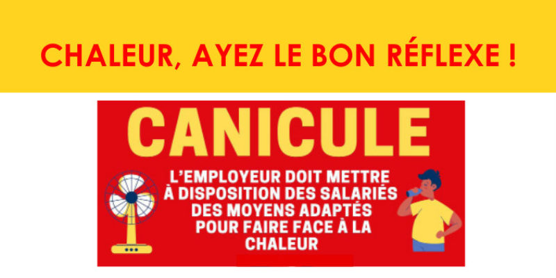 Archéo – Chaleur, ayez le bon réflexe !