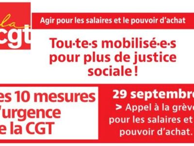 Pouvoir d’achat : Les dix mesures d’urgence de la CGT