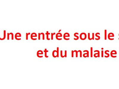 CNAP : Une rentrée sous le signe de l’insécurité et du malaise social