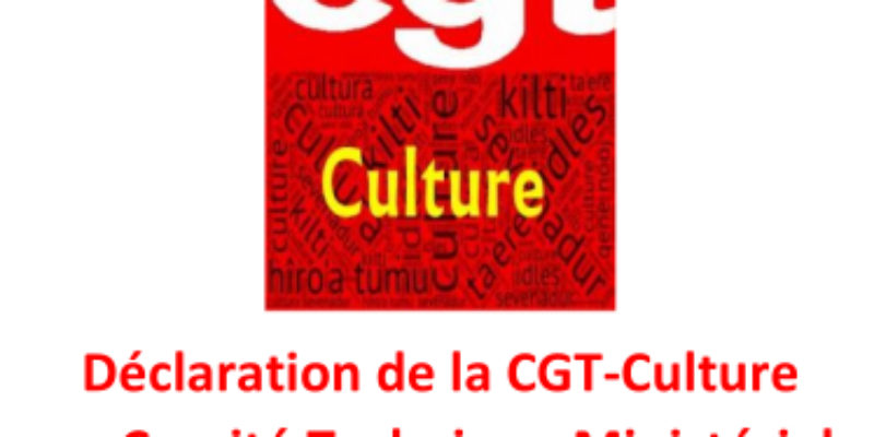 Déclaration de la CGT-Culture au Comité Technique Ministériel du 11 octobre 2022