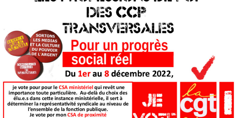 Les professions de foi des CCP  transversales