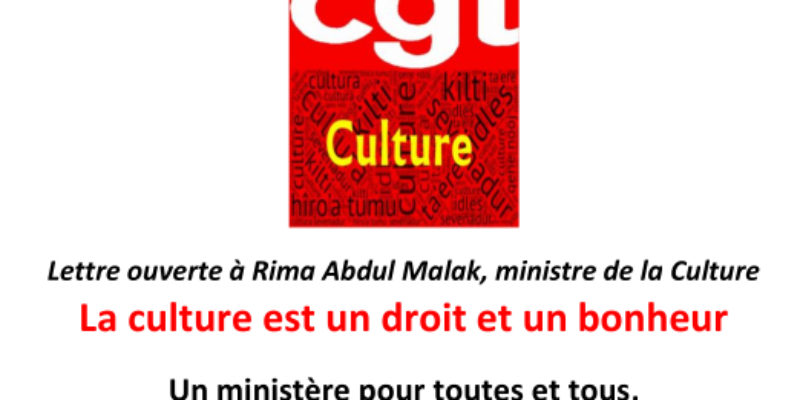 La culture est un droit et un bonheur