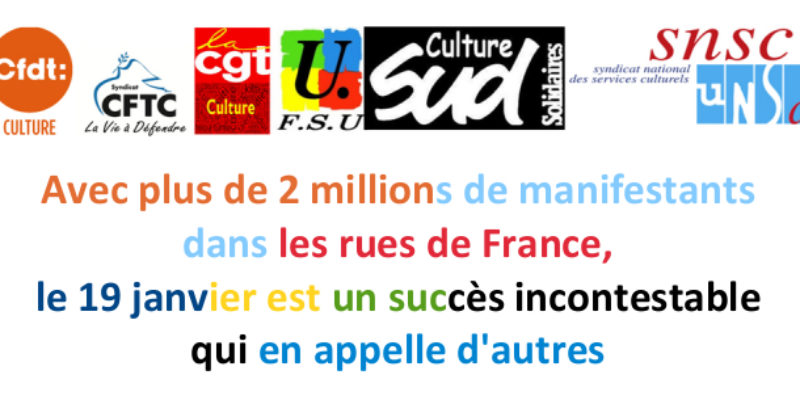 19 janvier : un succès incontestable qui en appelle d’autres