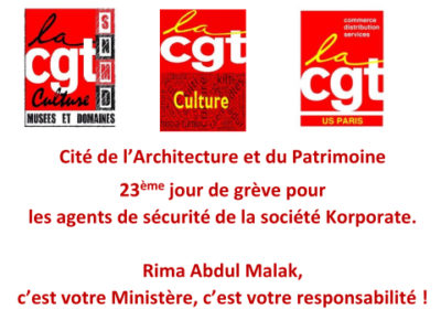 Rima Abdul Malak, c’est votre Ministère, c’est votre responsabilité !