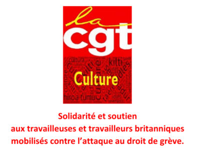 Solidarité et soutien aux travailleuses et travailleurs britanniques