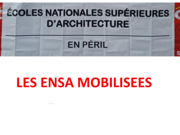 LES ENSA MOBILISÉES