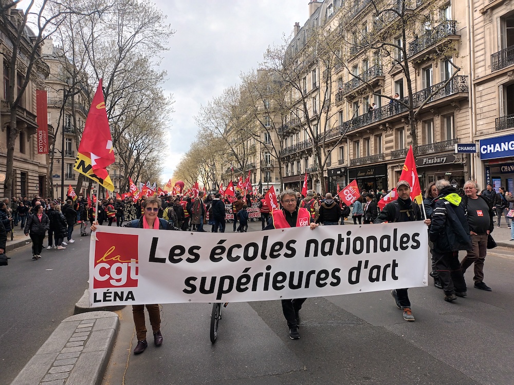 Banderole Les Ecoles nationales supérieures d'art