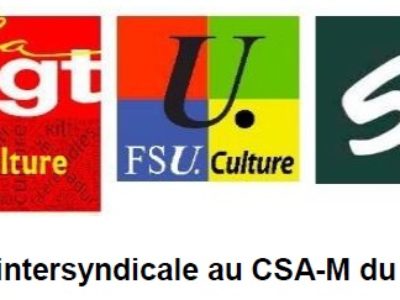 Déclaration intersyndicale au CSA Ministériel du 15 mai 2023