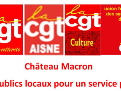 Château Macron : Des emplois publics locaux pour un service public culturel