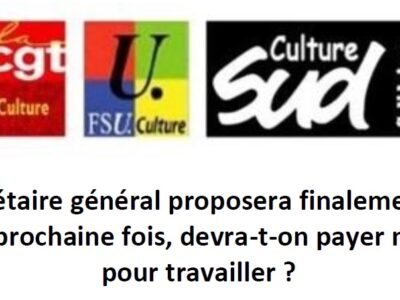 14 Août : le Secrétaire général proposera finalement télétravail ou congés. Mais la prochaine fois, devra-t-on payer notre employeur pour travailler ?