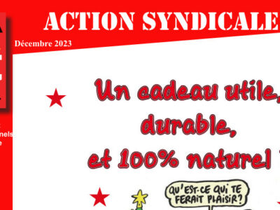 Action syndicale SGPA – Décembre 2023