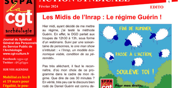 Action Syndicale SGPA-CGT Février 2024