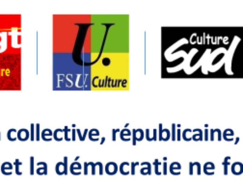 Appel à la mobilisation collective, républicaine, sociale et progressiste.
